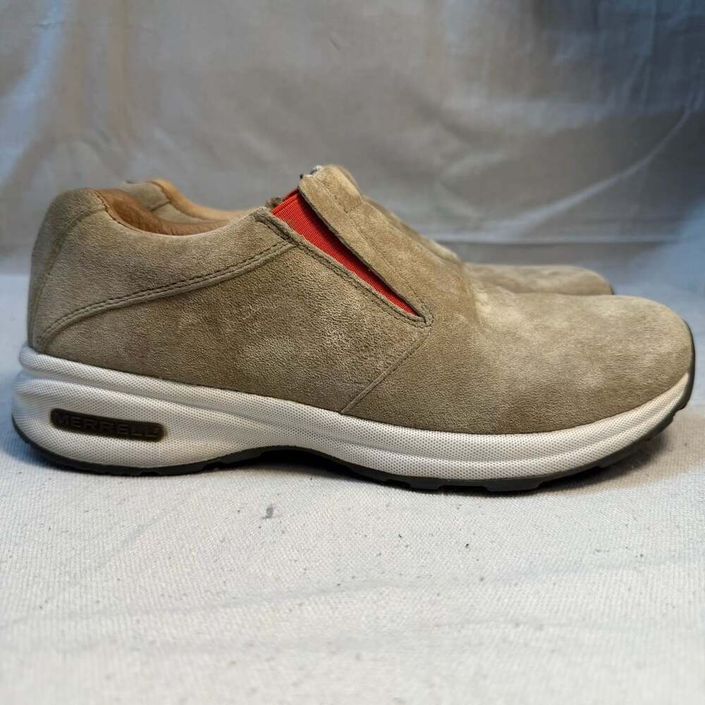 Merrell Slip-On Shoes Brown Suede